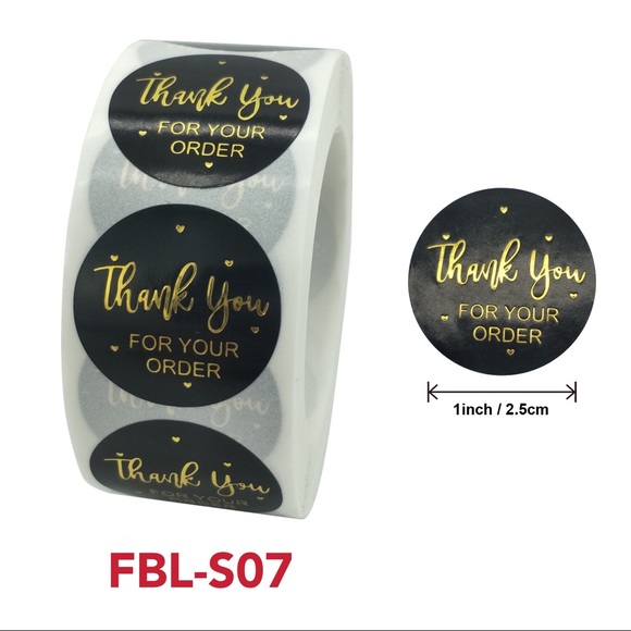4 Rolls of Thank you stickers-#FBL01 - Picture 11 of 15